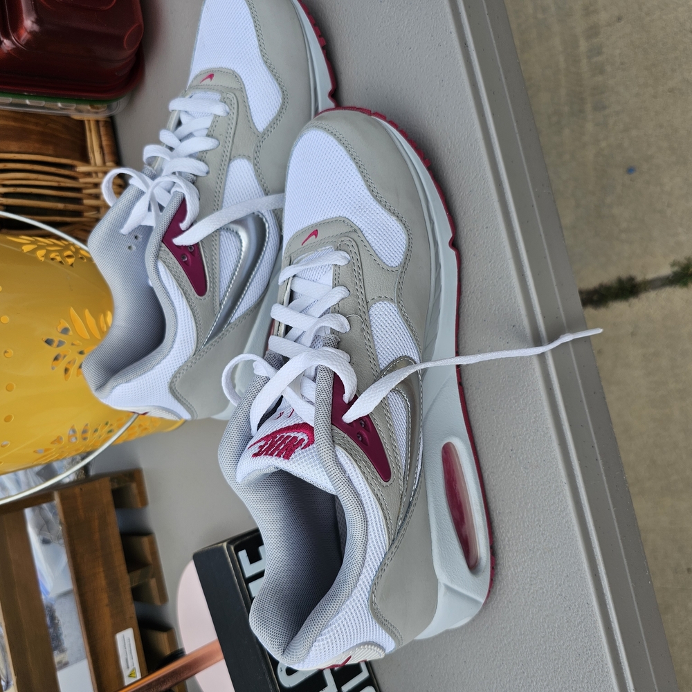 Nike Pink and White Sneakers for Everyday Comfort